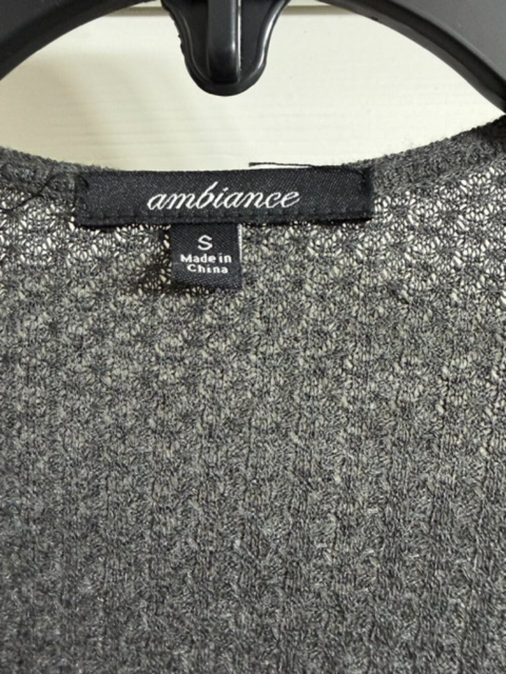 Ambiance Brand Women's Long Gray Sweater, Size Small - Picture 4 of 5